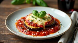 Italienische Auberginen Parmigiana