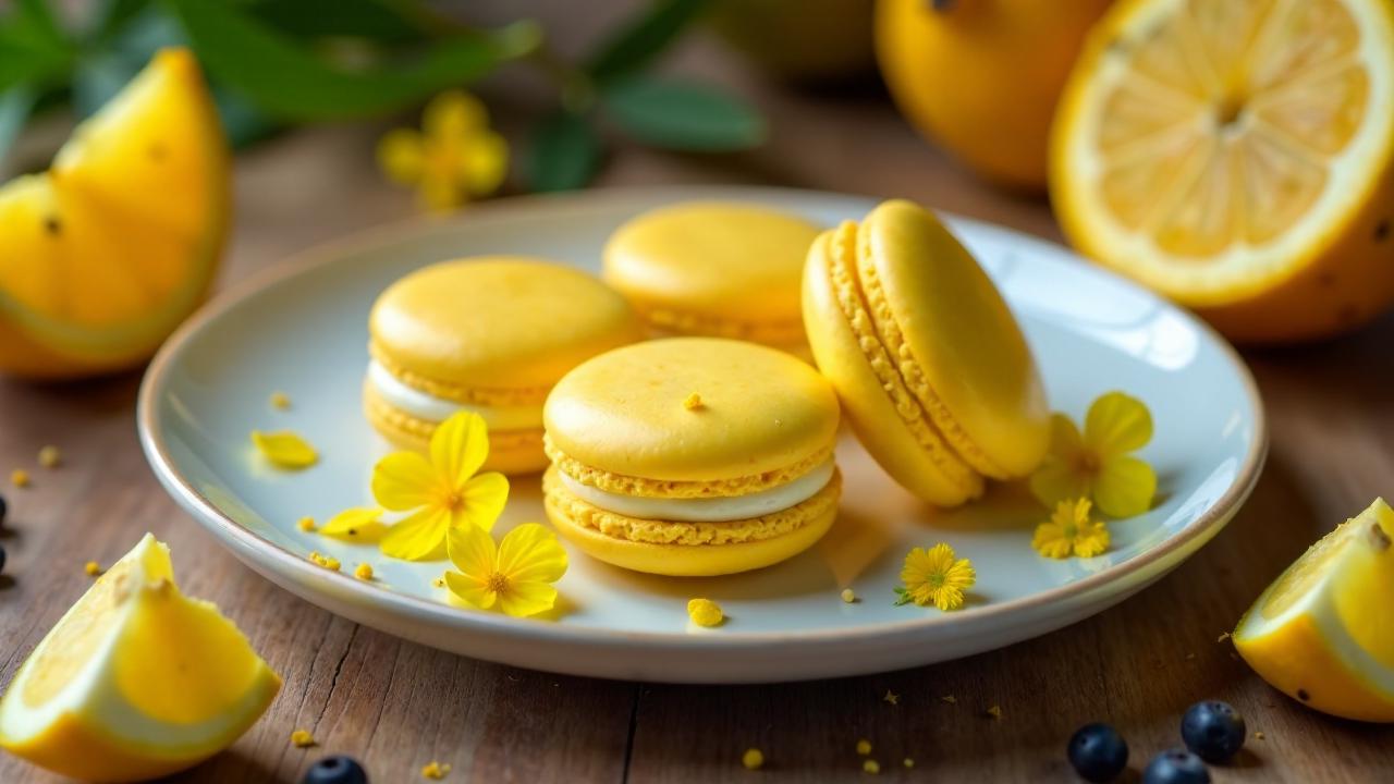 Jackfruit Macarons