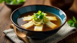 Japanische Miso-Suppe