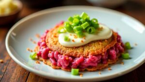 Japanische Rüben-Okonomiyaki