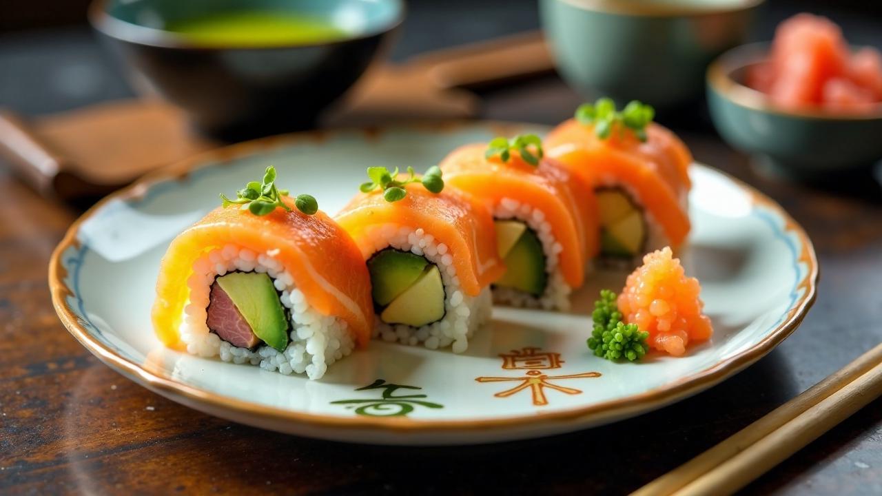 Japanischer Edo-Periode Sushi