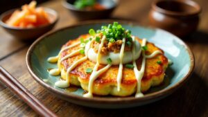 Japanischer Kürbis-Okonomiyaki