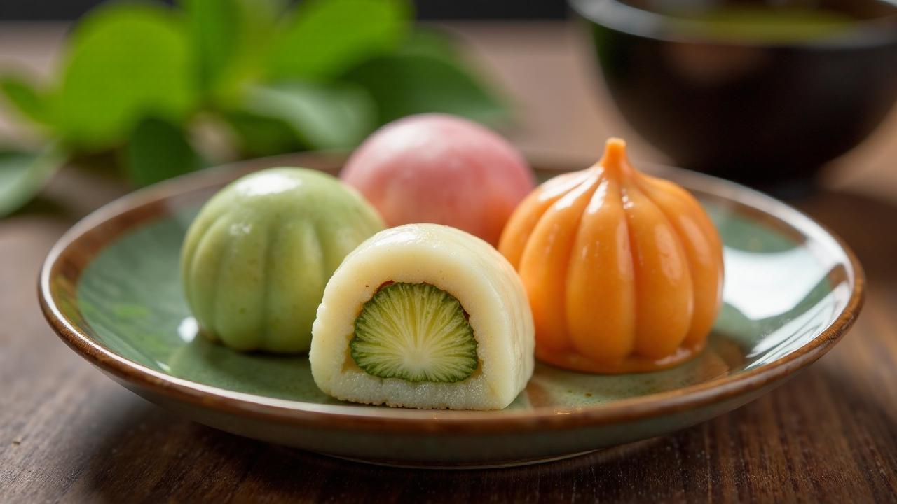 Japanisches Mochi aus der Edo-Zeit