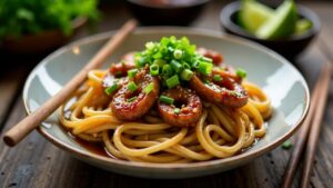 Jay’s Pork Intestine Noodles - Schweinedarmnudeln