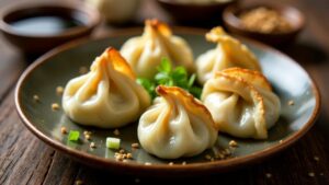 Jiaozi (gefüllte Teigtaschen)