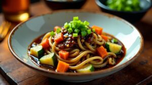 Jjajangmyeon - Schwarzbohnennudeln