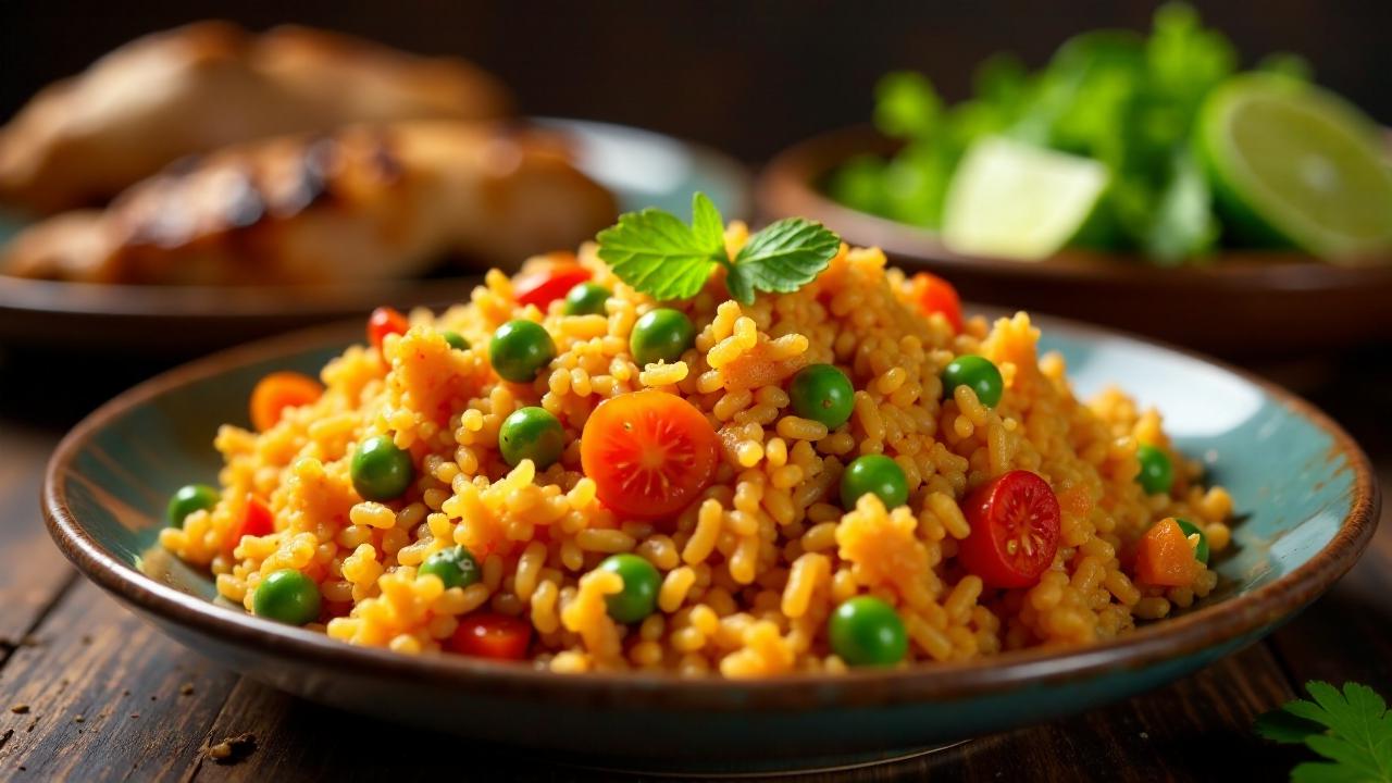 Jollof Rice mit Gemüse