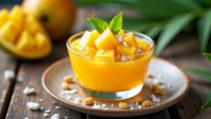 Jubilant Mango-Coconut Jelly