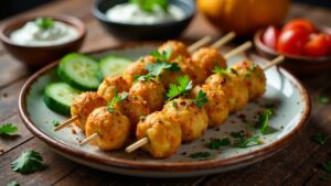 Kabob-e-Chana: Afgh. Kichererbsen-Kebabs