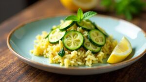 Kadoo Polo (Zucchini mit Reis)