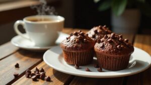 Kaffee-Schokoladen-Muffins