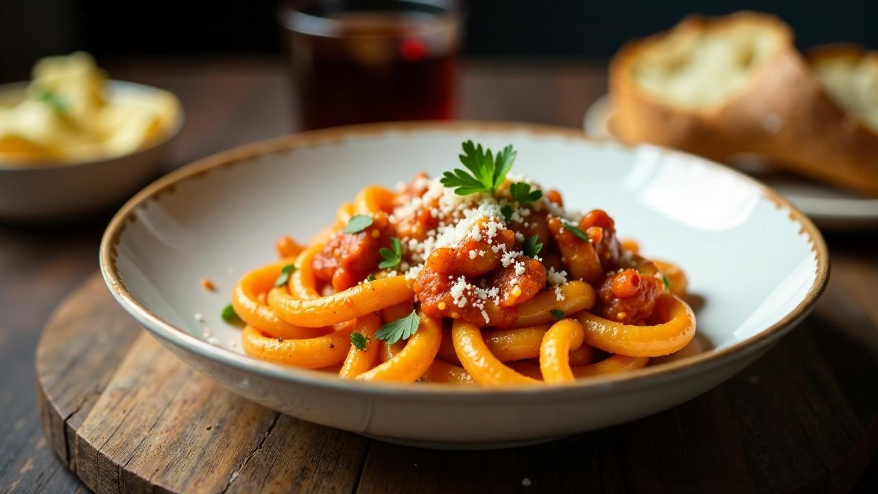 Kalabrische 'Nduja-Pasta