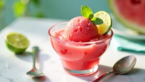 Kalahari-Wassermelonen-Sorbet