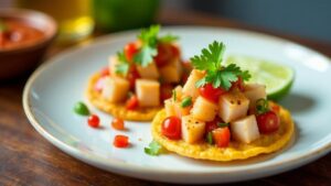 Kalkulierte Ceviche Tostadas