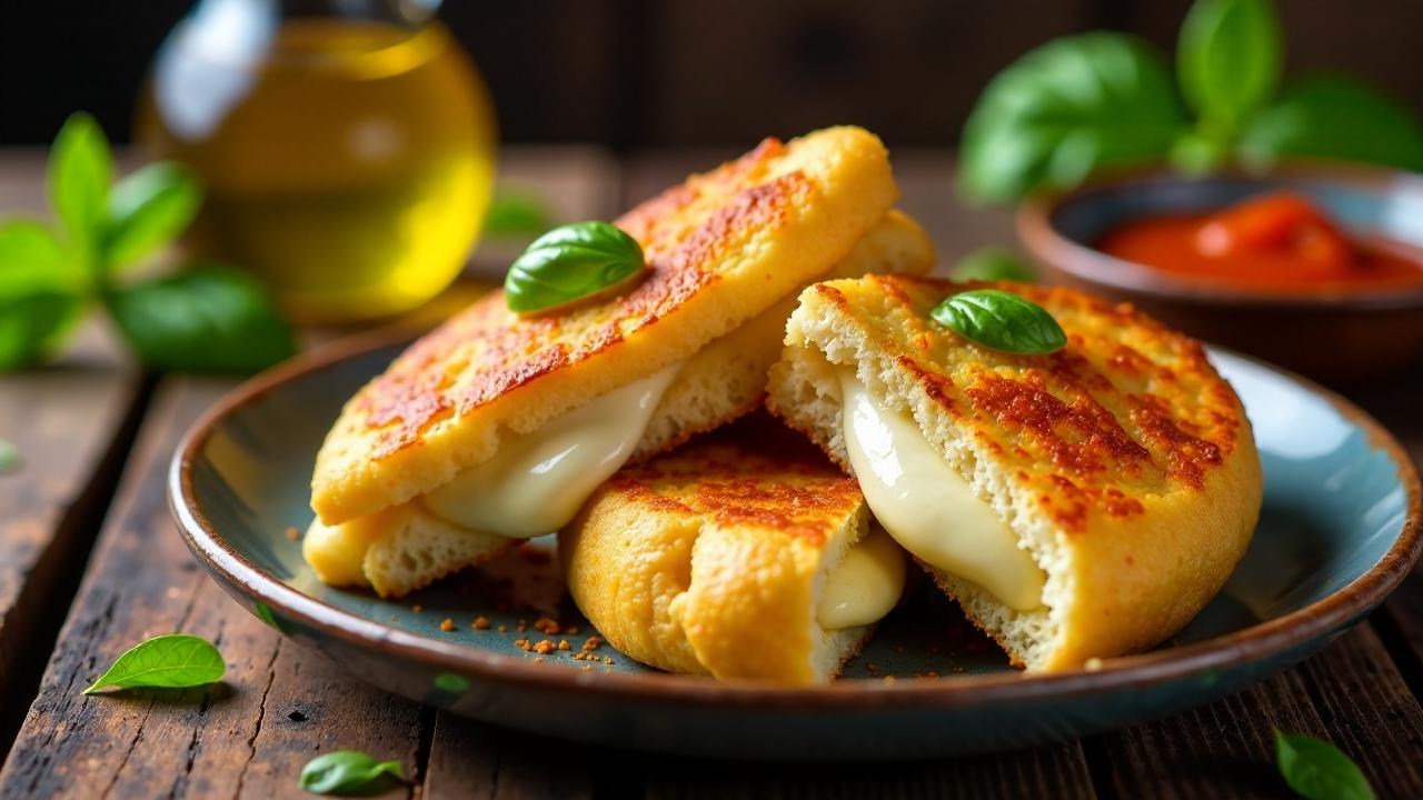 Kampanische Mozzarella in Carrozza