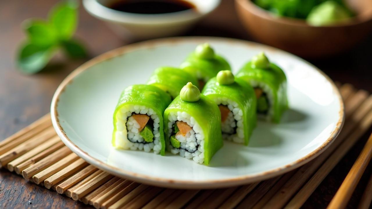 Kanpyo Maki – Kürbisschnurrolle