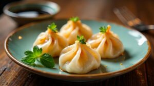 Kantonesisches Garnelen-Dim Sum