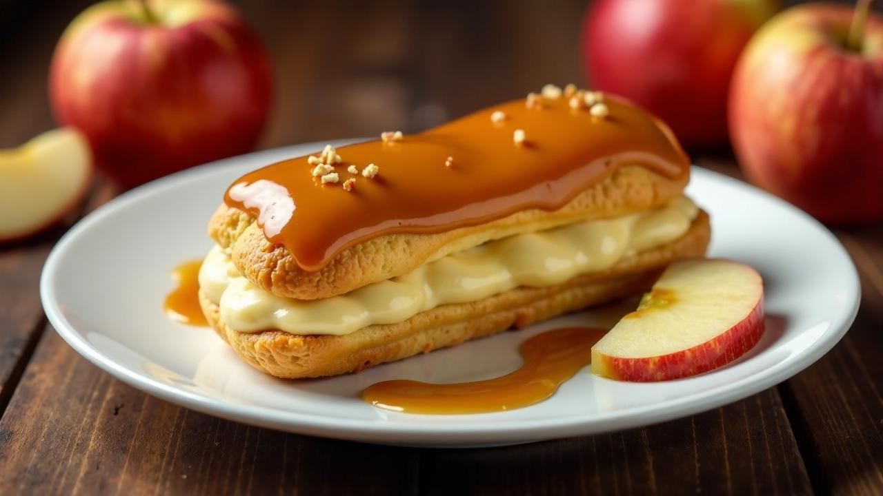 Karamell-Apfel-Eclairs