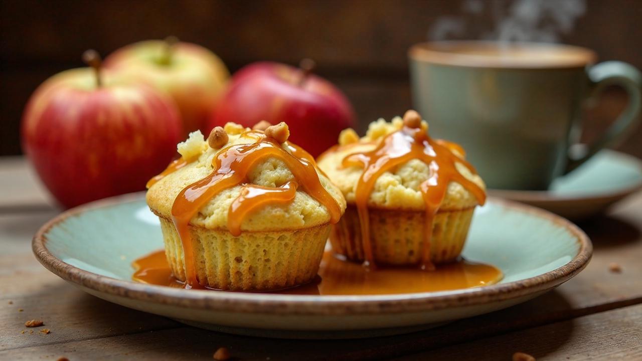 Karamell-Apfel-Muffin-Tops