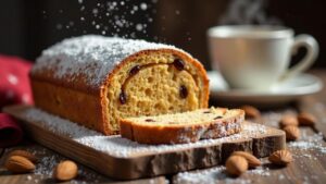 Karamell-Lebkuchen-Stollen