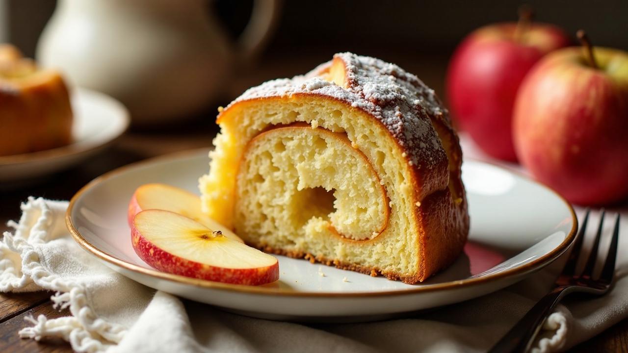 Karamellisierte Apfel-Panettone