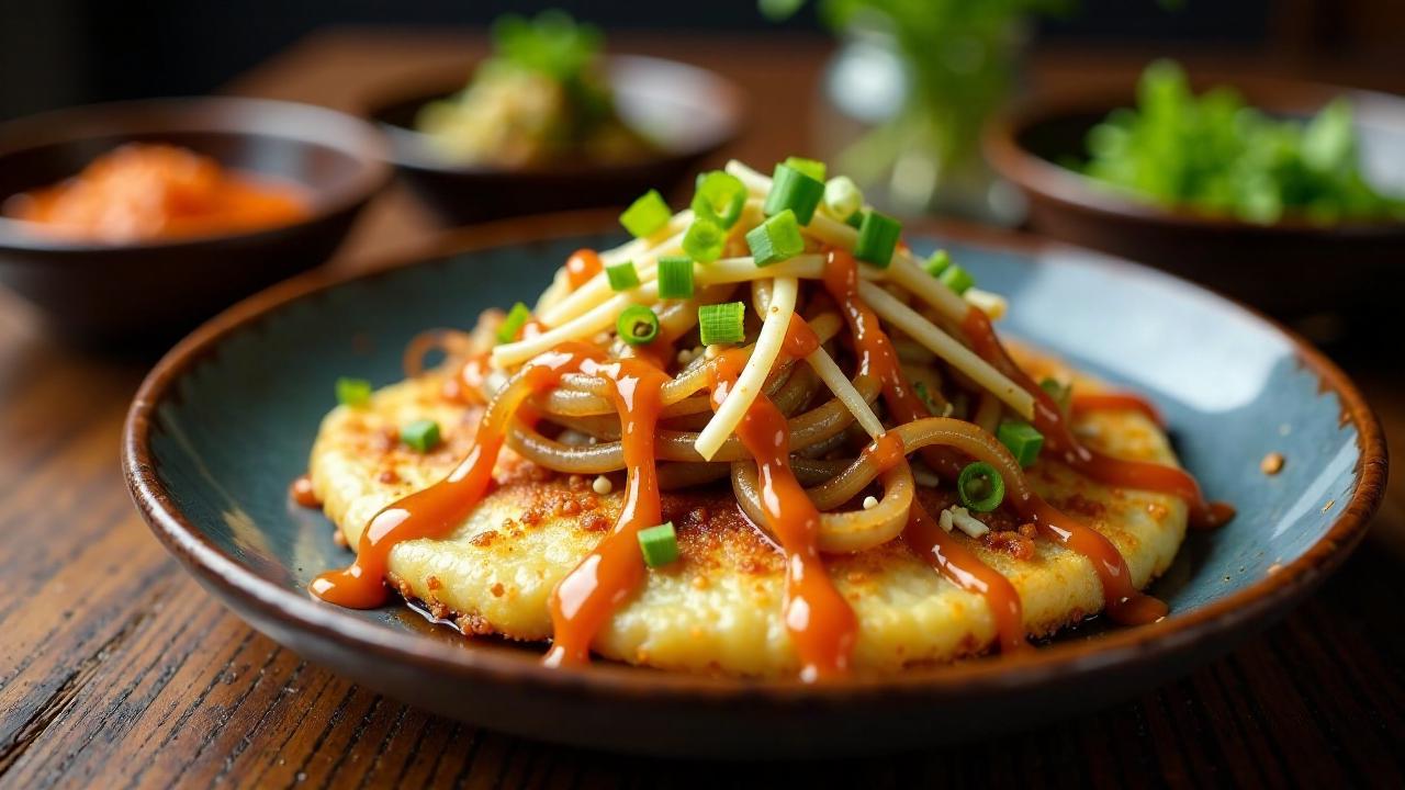 Karamellisierte Zwiebel-Okonomiyaki