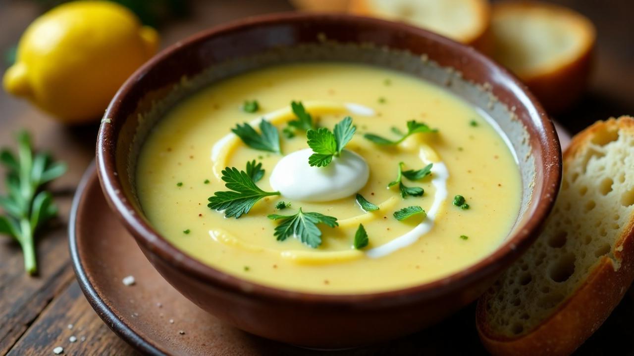 Kartoffel-Fenchel-Suppe mit Zitrone