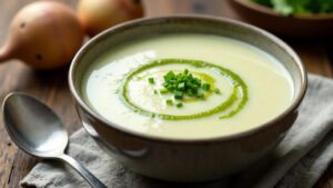 Kartoffel-Rettich-Suppe mit Wasabi