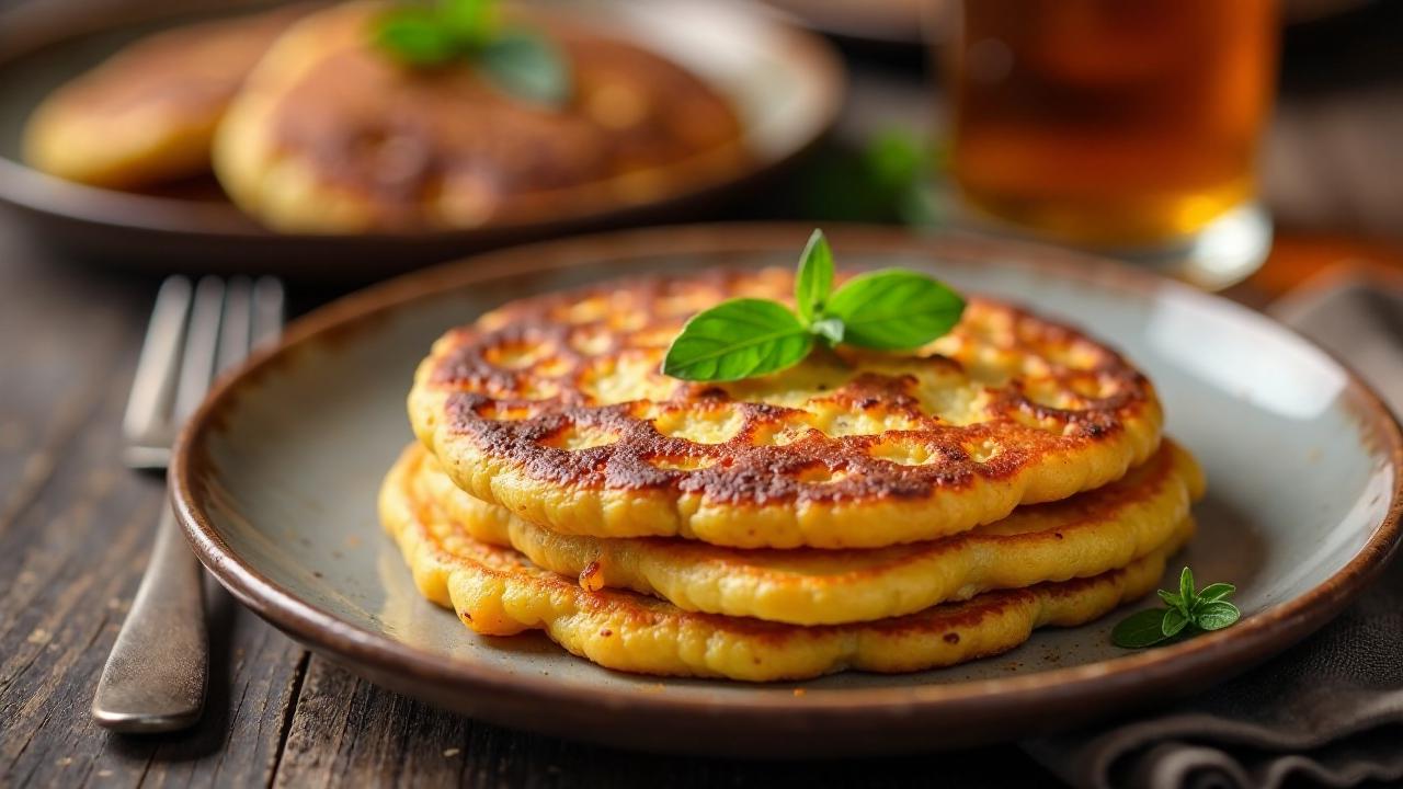 Kartoffelpuffer mit Kürbis und Salbei