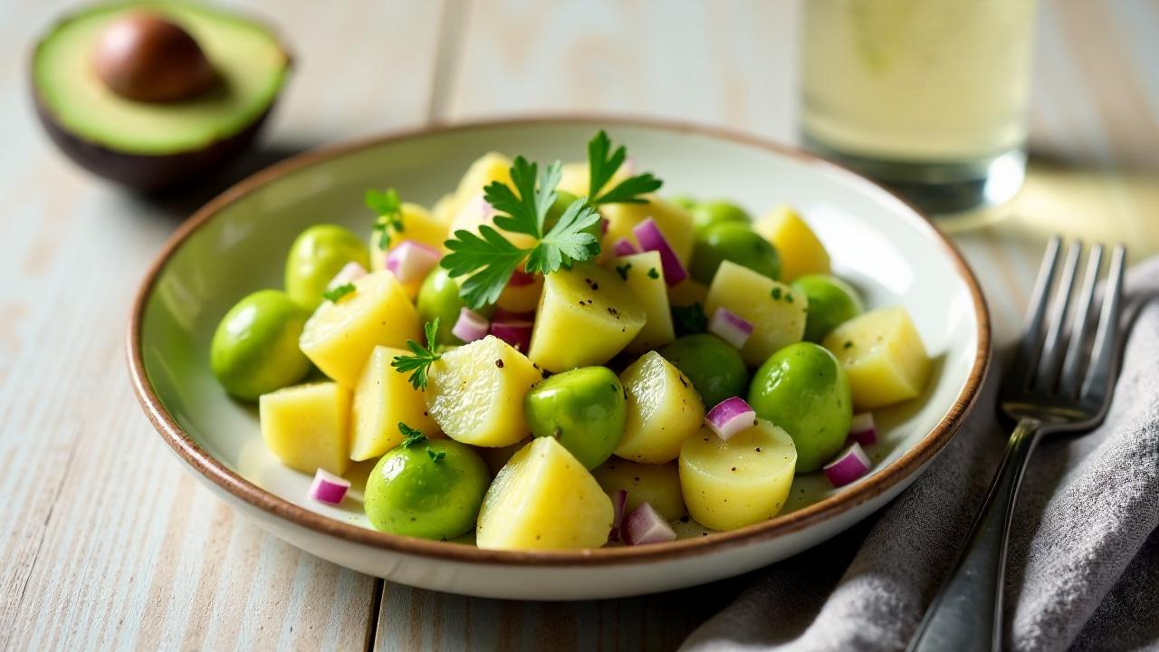 Kartoffelsalat mit Avocado