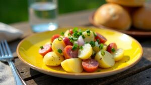 Kartoffelsalat mit Bockwürstchen