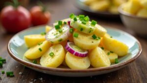 Kartoffelsalat mit Dijon-Senf-Dressing