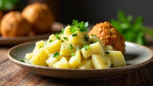 Kartoffelsalat mit Frikadeller