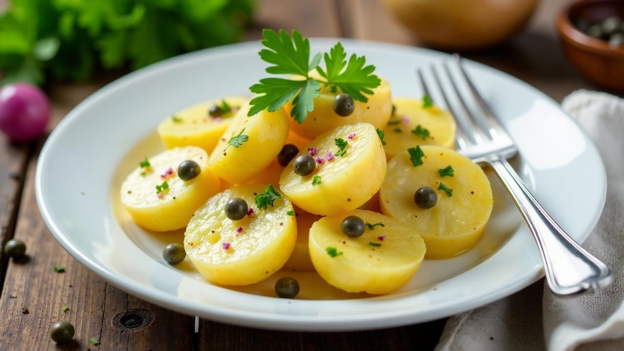 Kartoffelsalat mit Kapern-Vinaigrette