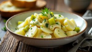 Kartoffelsalat mit Matjesfilet