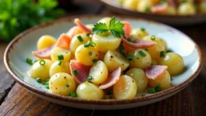 Kartoffelsalat mit Parmaschinken