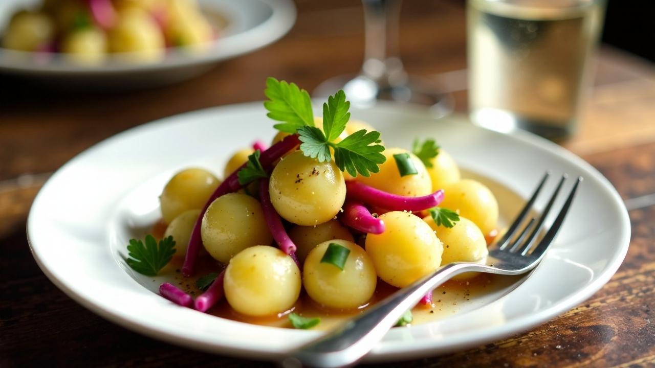 Kartoffelsalat mit Radicchio