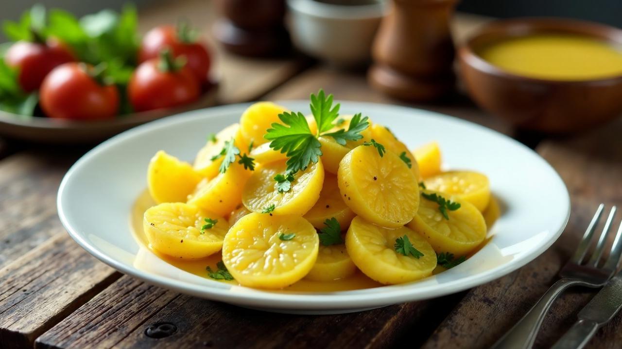 Kartoffelsalat mit Schalotten-Dressing