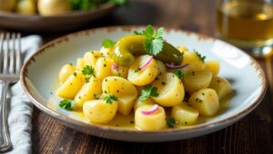 Kartoffelsalat mit Senfvinaigrette