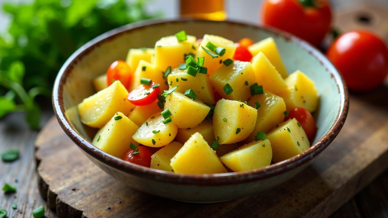 Kartoffelsalat mit Sherry-Dressing