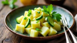 Kartoffelsalat mit Wasabi-Dressing