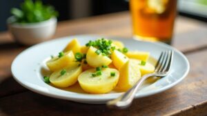 Kartoffelsalat mit Wasabi-Mayonnaise