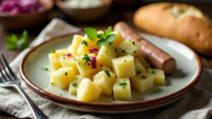 Kartoffelsalat mit Weißwurst