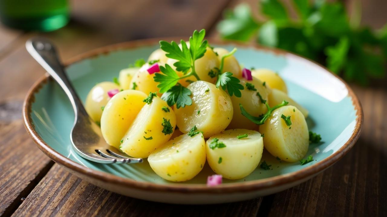 Kartoffelsalat mit frischen Kräutern