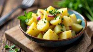 Kartoffelsalat mit mildem Senf