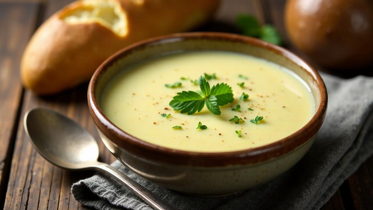 Kartoffelsuppe mit Grüner Soße