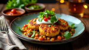 Kashmiri Rajma Tikki Chaat