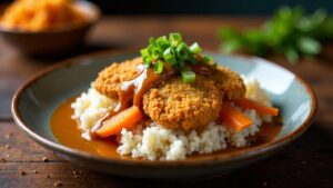 Katsu Curry: Paniertes Schweineschnitzel mit Curry-Sauce