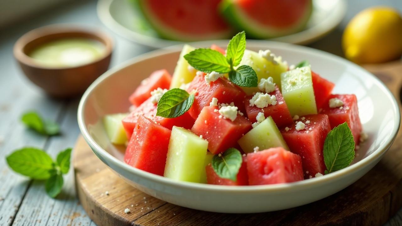 Kavun: Melonensalat mit Minze