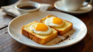 Kaya Toast mit Soft-Egg